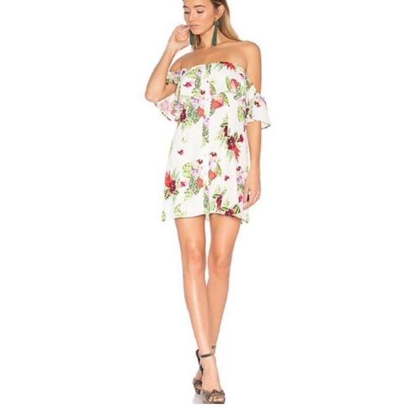 Privacy Please x REVOLVE Norval in White Floral Dress - Picture 1 of 3